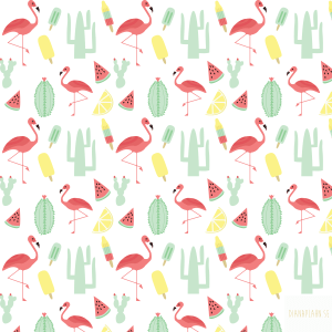 Pattern-flamingo, watermelon, cacti etc in swatche menu